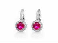 Pendientes Ultima Edizione Mujer in Plata OAO7100-ROSSO